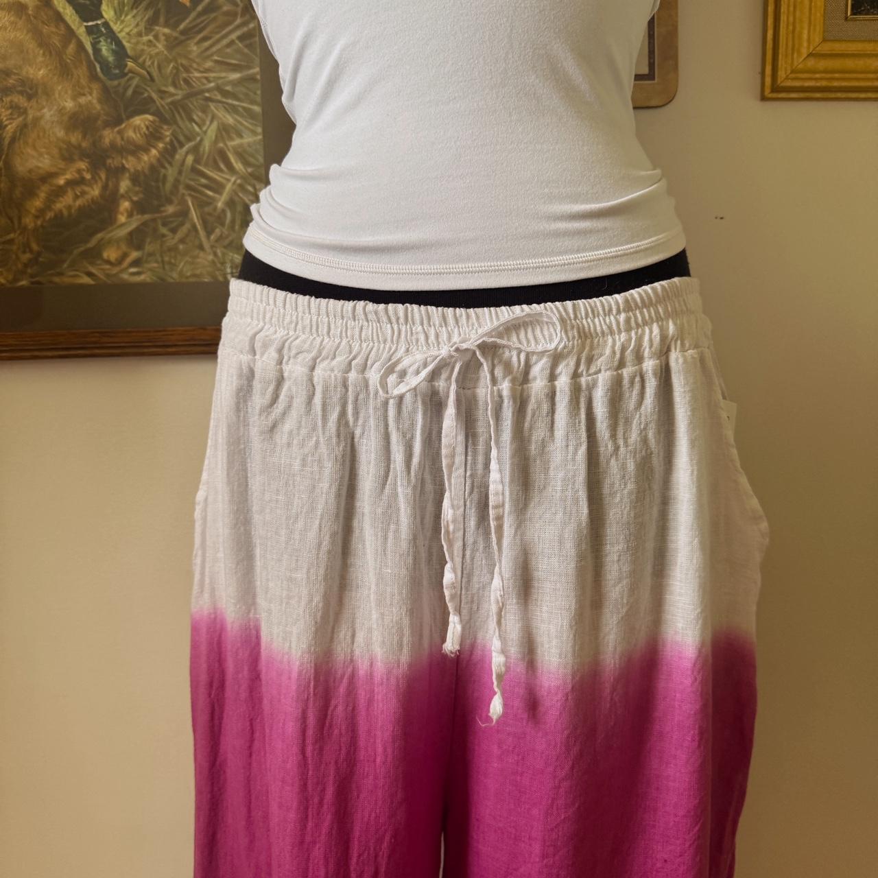 Wide leg linen pants (M/L)