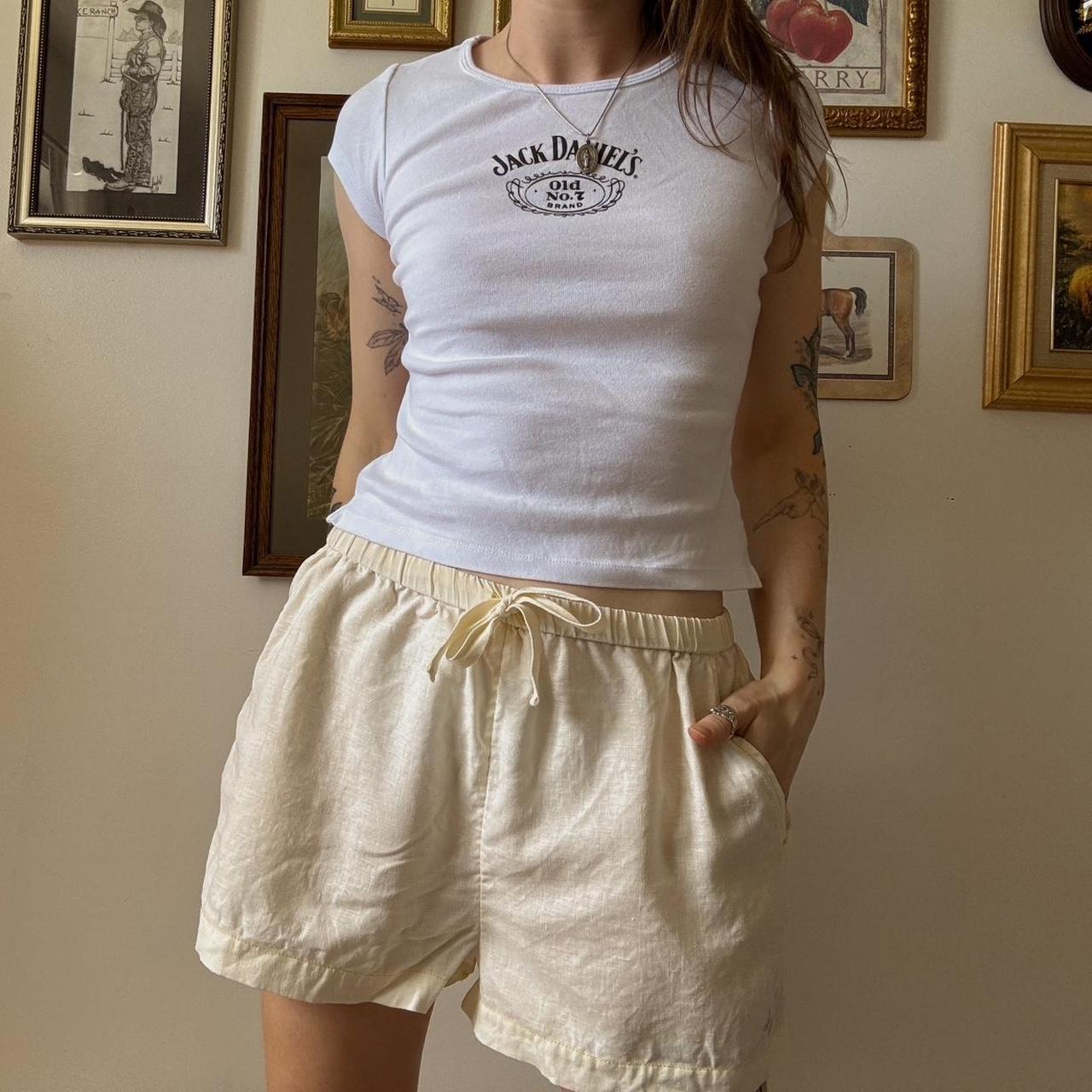 Slouchy linen shorts (M)