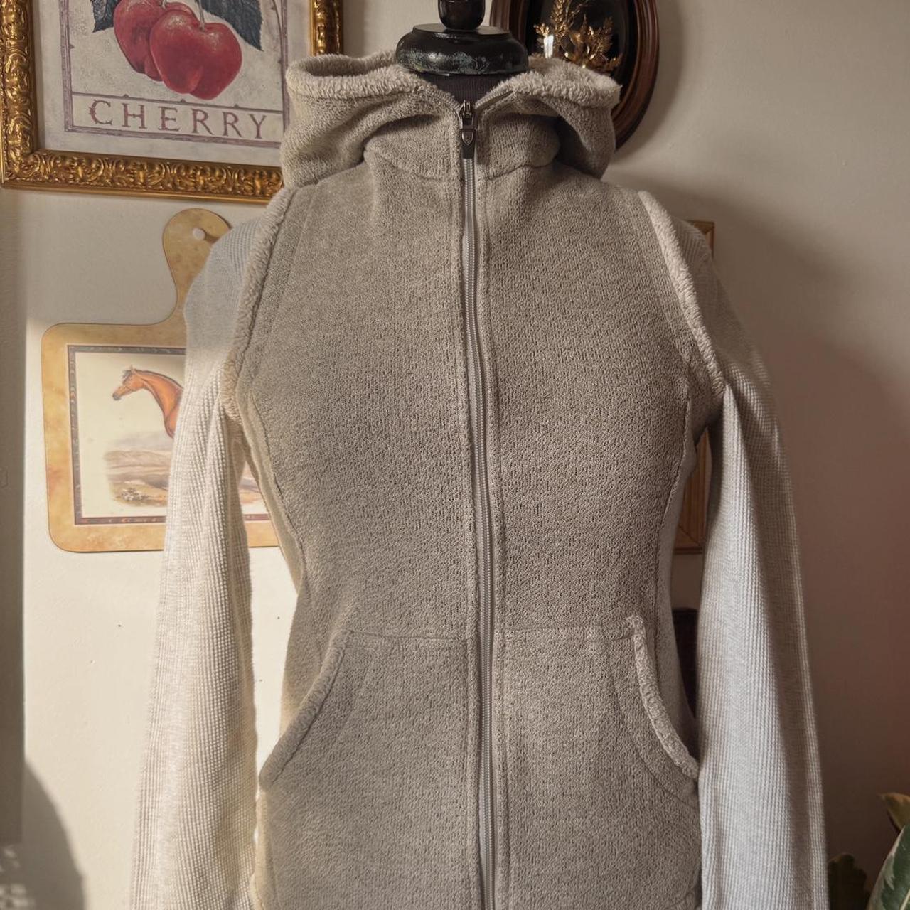 Soft fleece lined zip up vest (S)