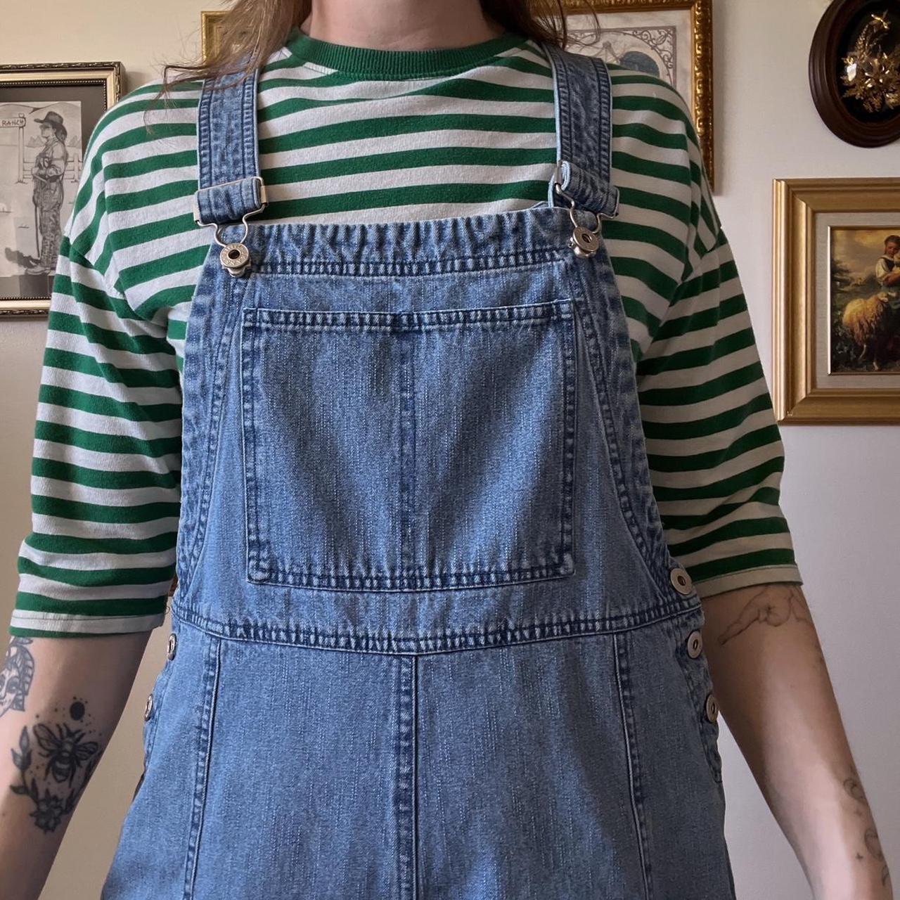 Vintage denim overalls (S)