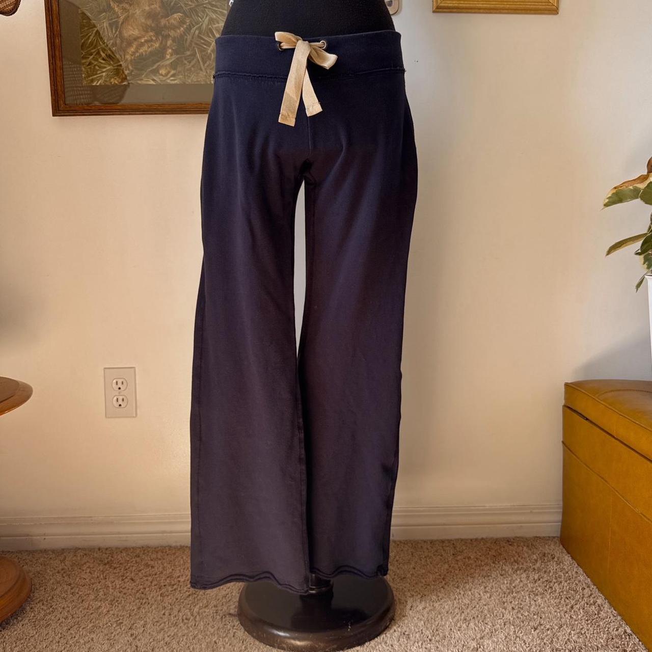 Navy low rise sweatpants (M)