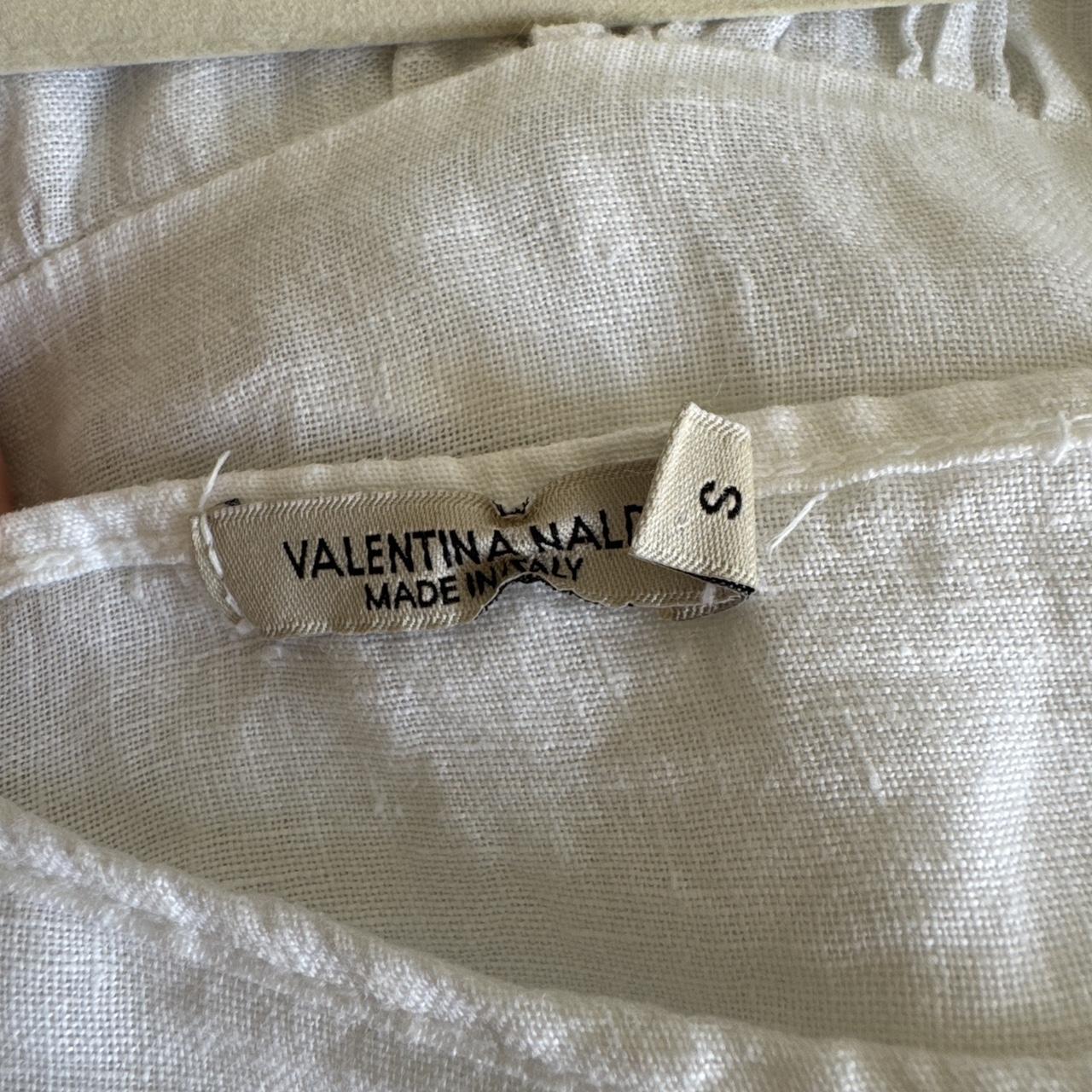 White linen boho dress (S)