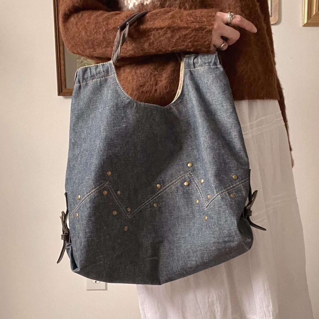 Denim tote bag