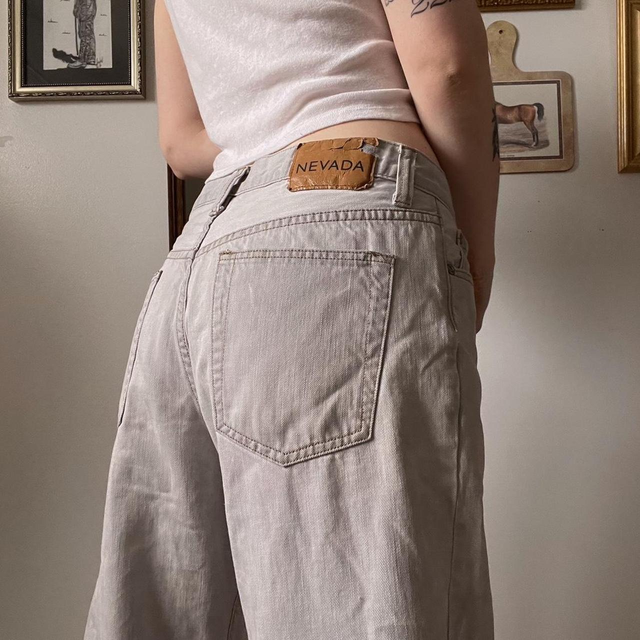 90s grey baggy jeans (33")