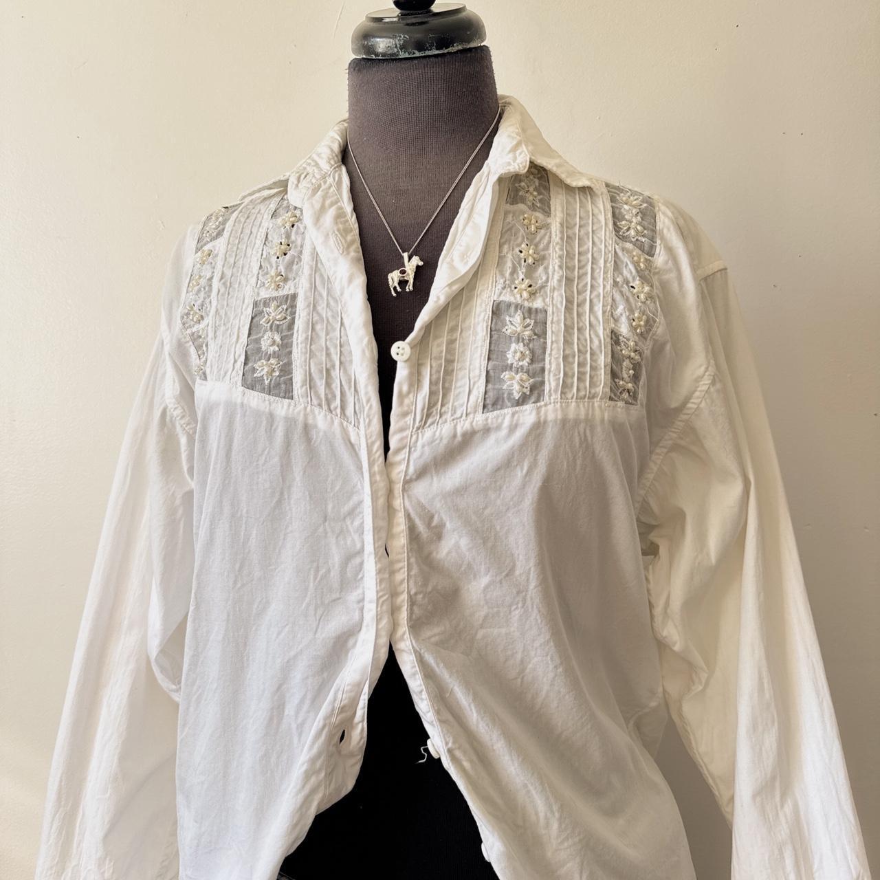 Wrangler vintage embroidered blouse (S)