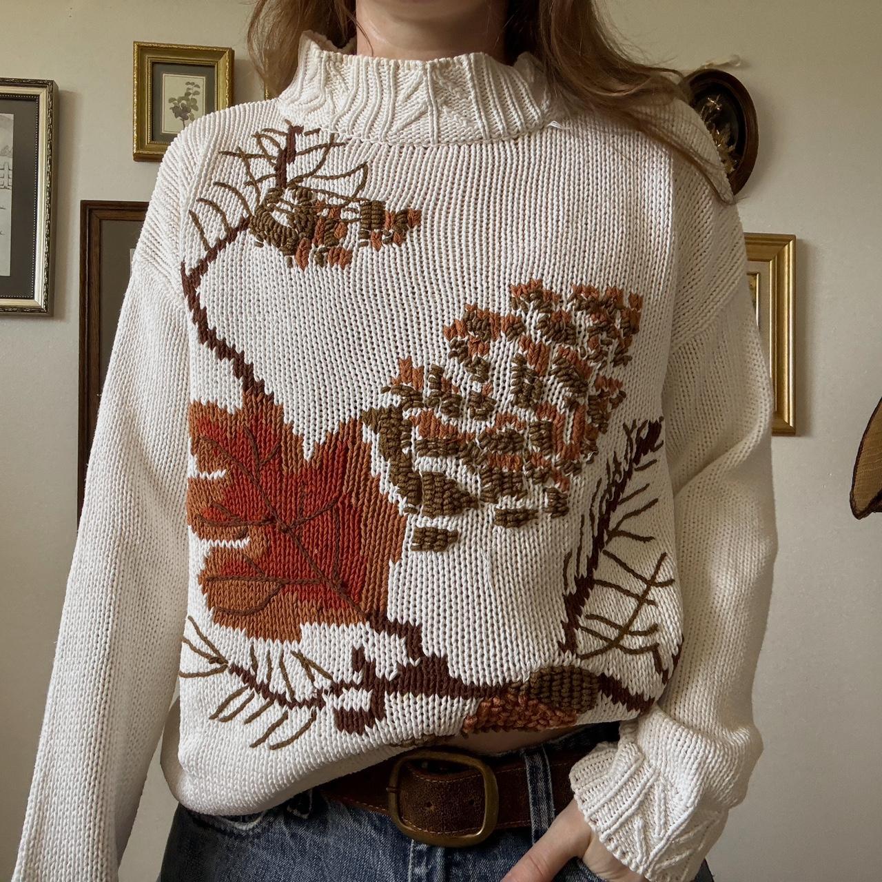 Autumnal knit sweater (S/M)