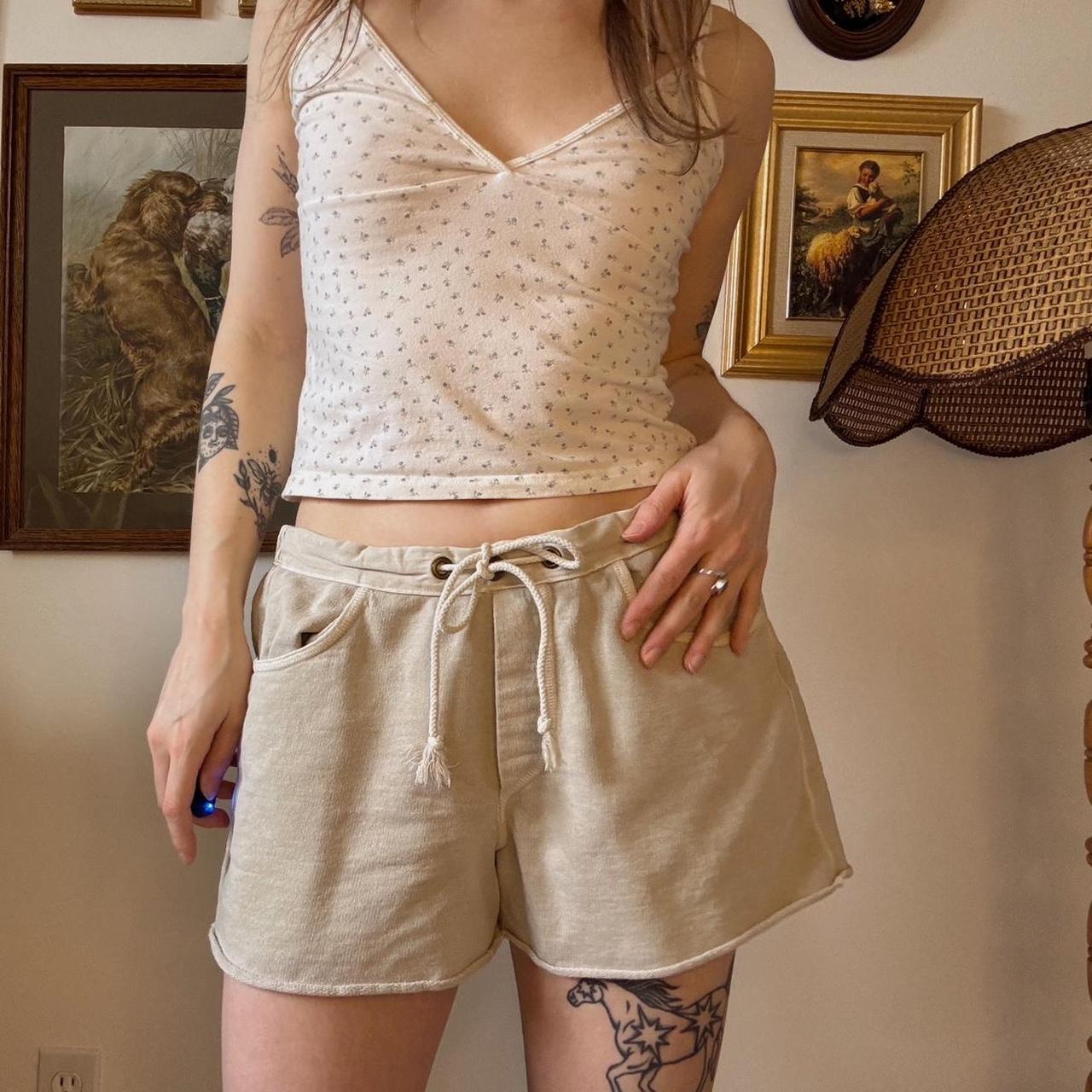 Vintage boho slouch shorts (M)