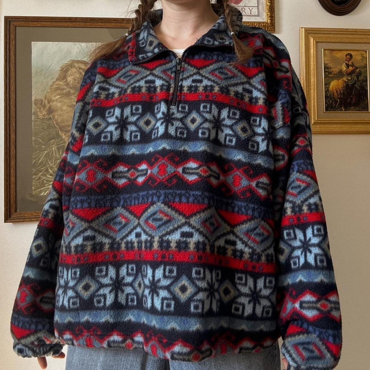 Cozy oversized fleece sweater (XL)