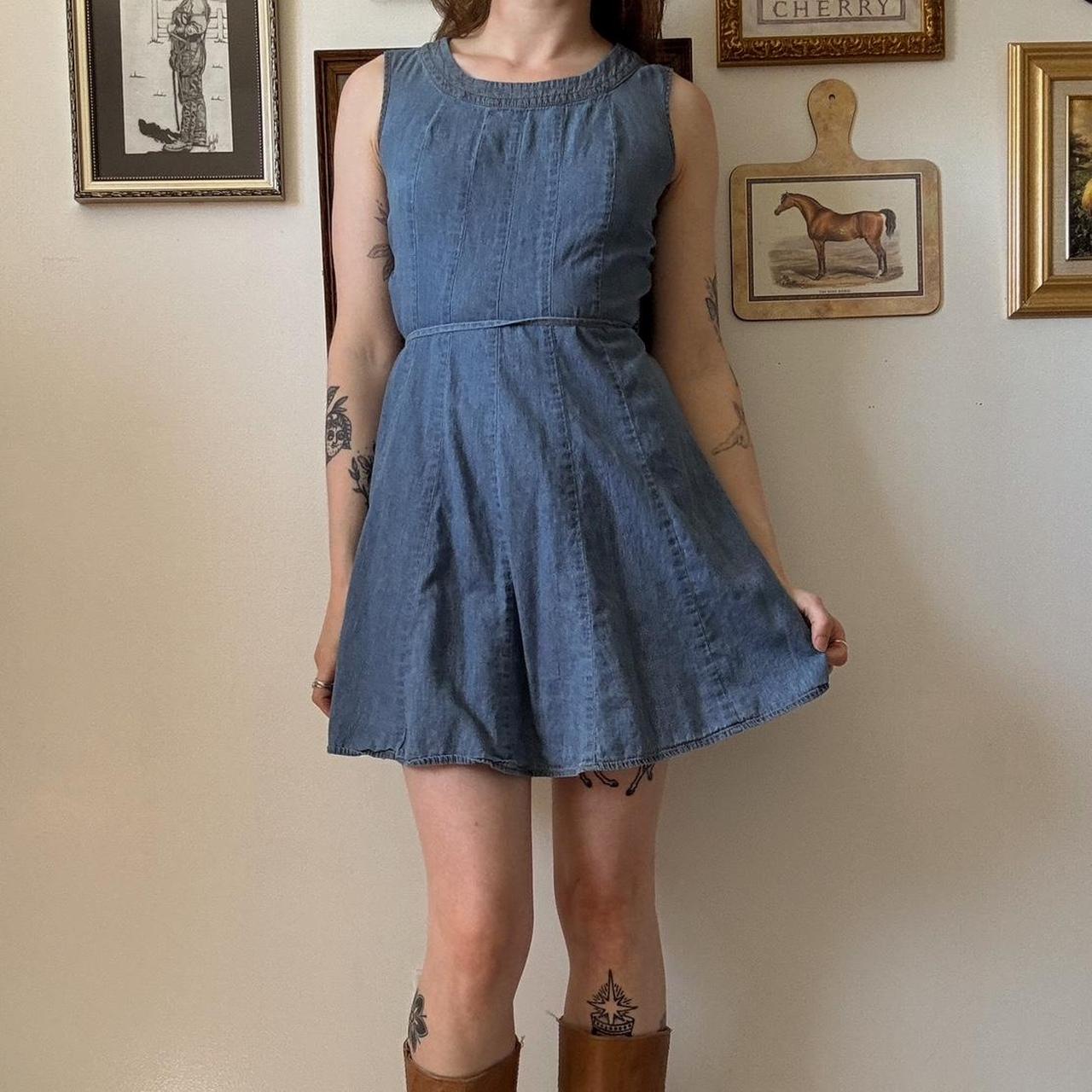 Denim mini dress (8)