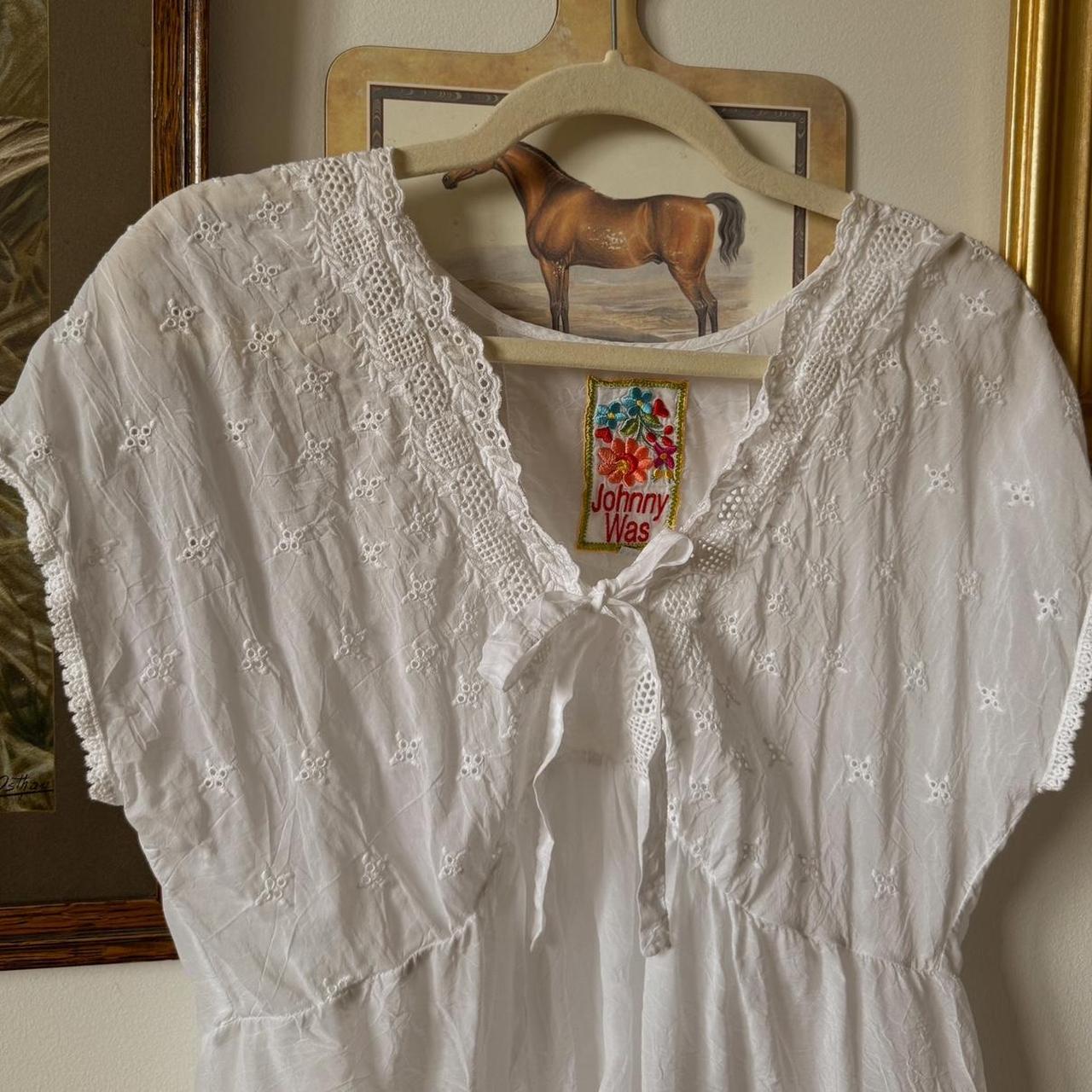 White babydoll top (M)