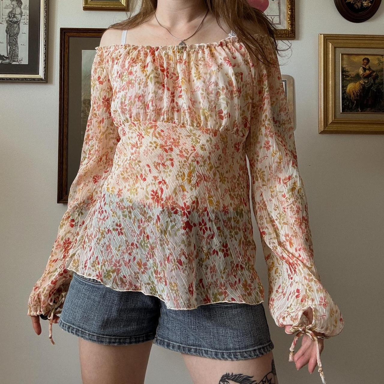 Fairy floral blouse (M)