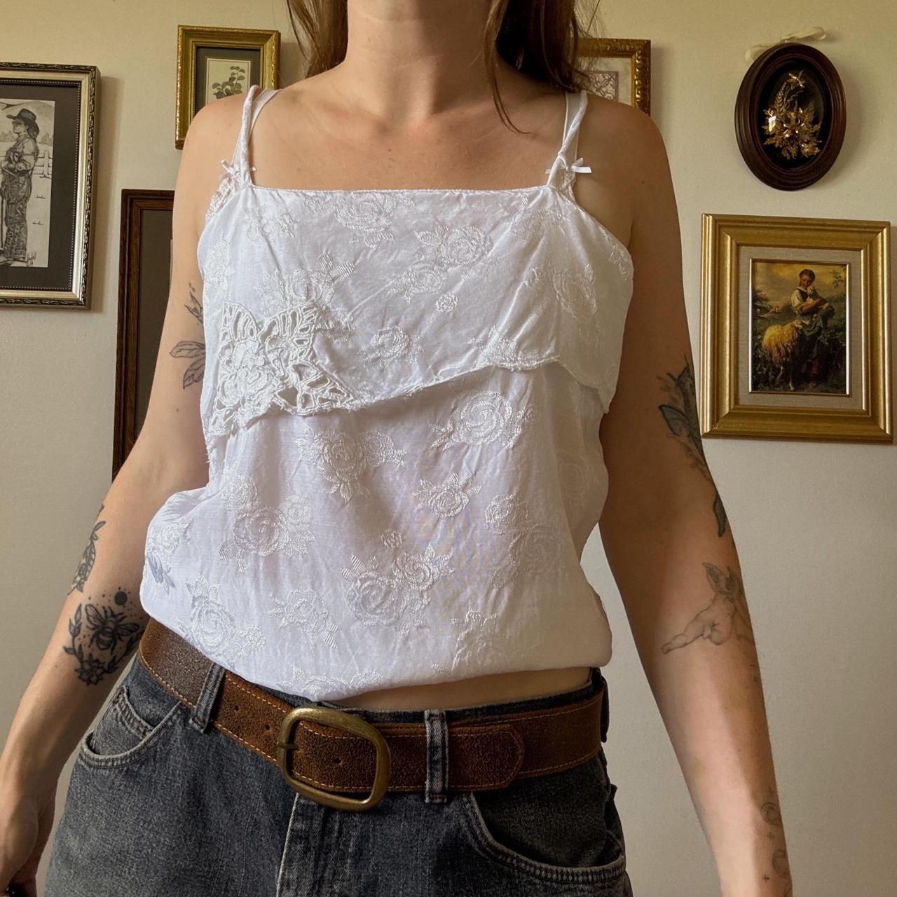 Vintage boho cami tank (M)