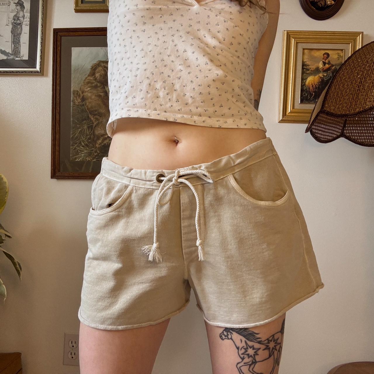 Vintage boho slouch shorts (M)