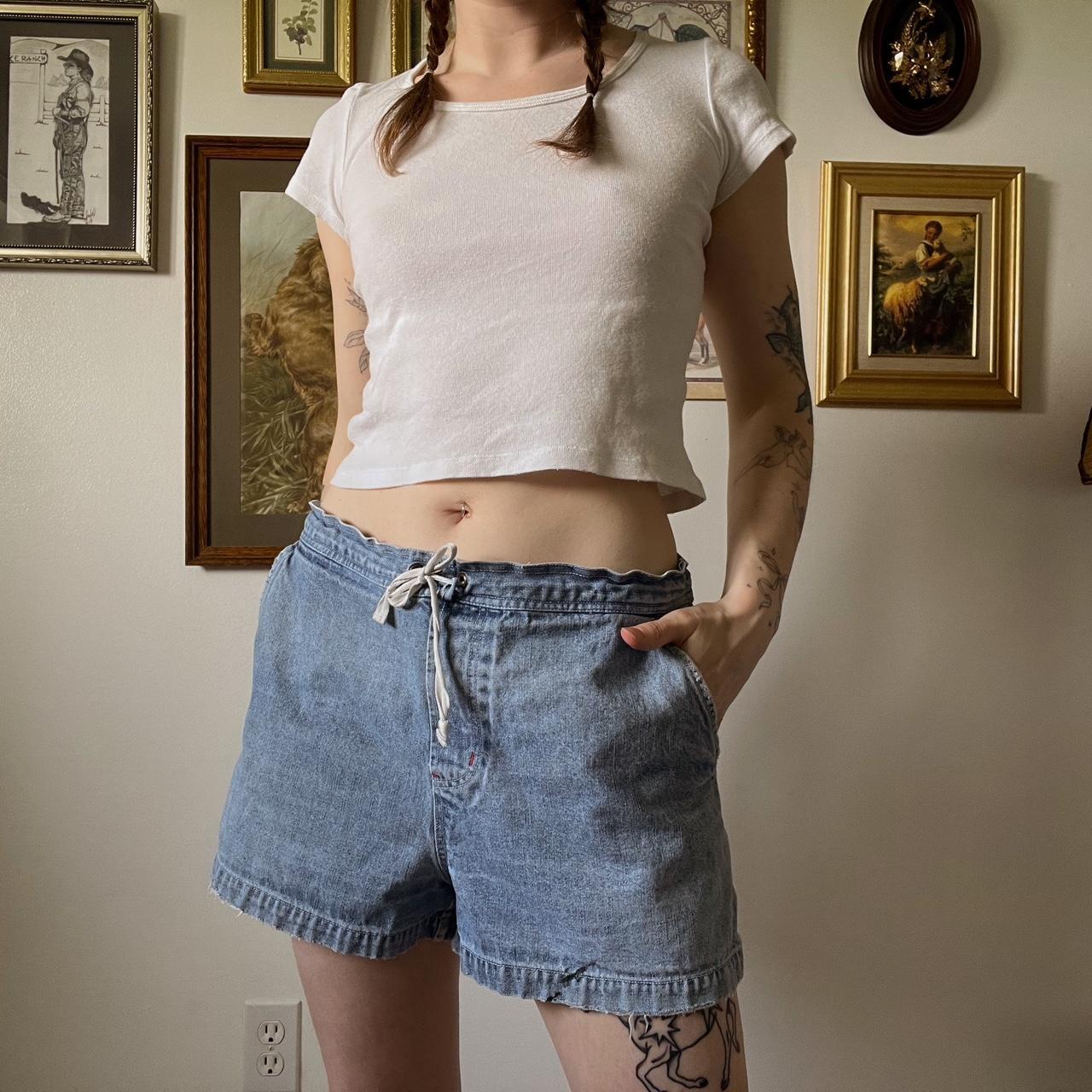 90s denim shorts (L)