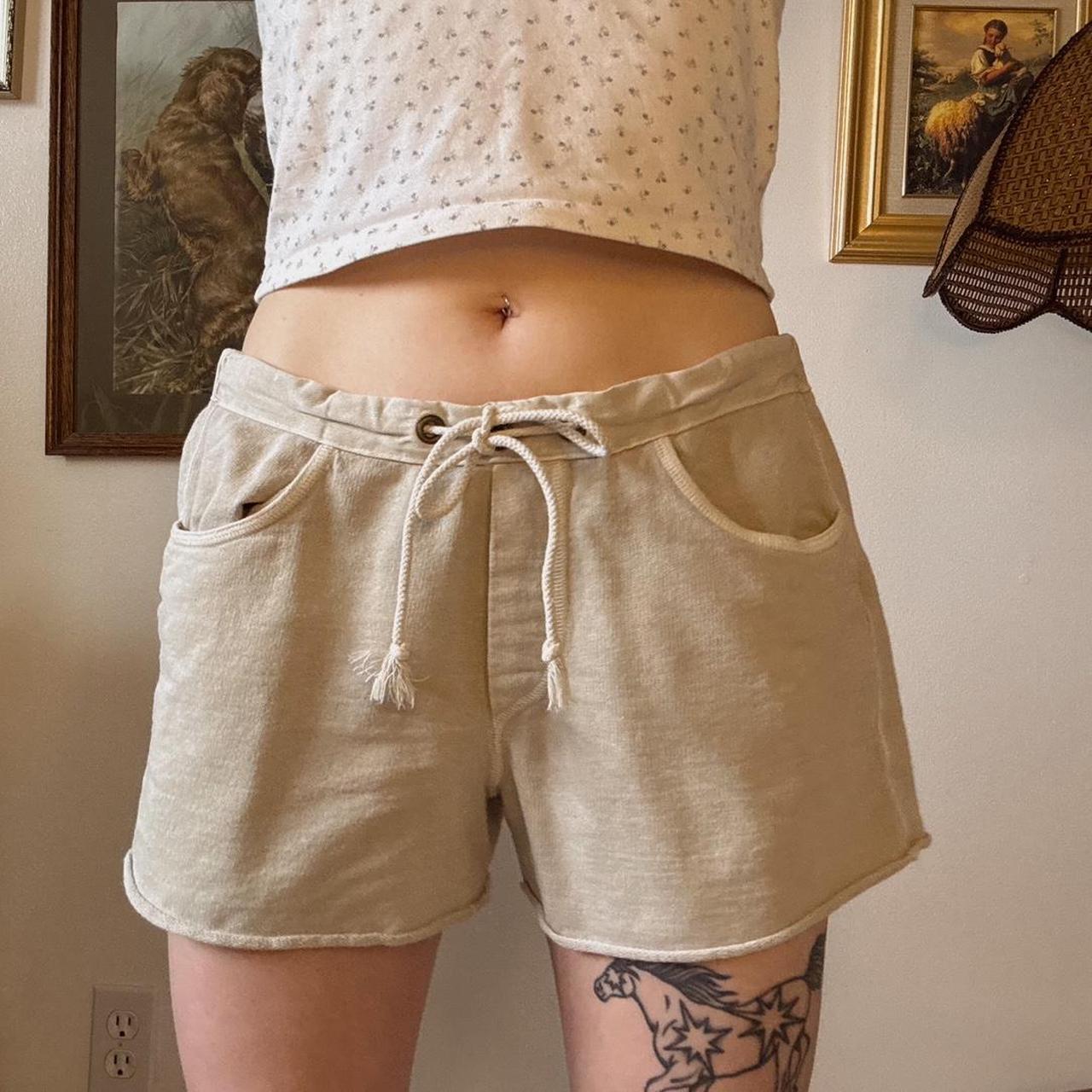 Vintage boho slouch shorts (M)