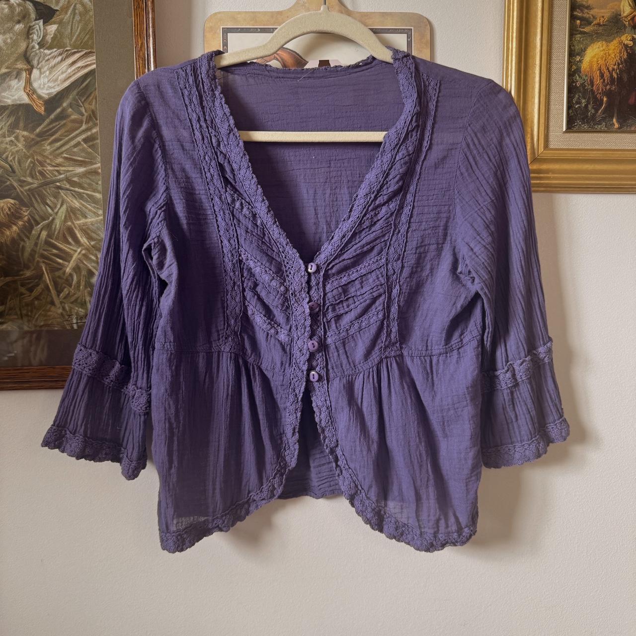 Whimsical lace fairy top (S)