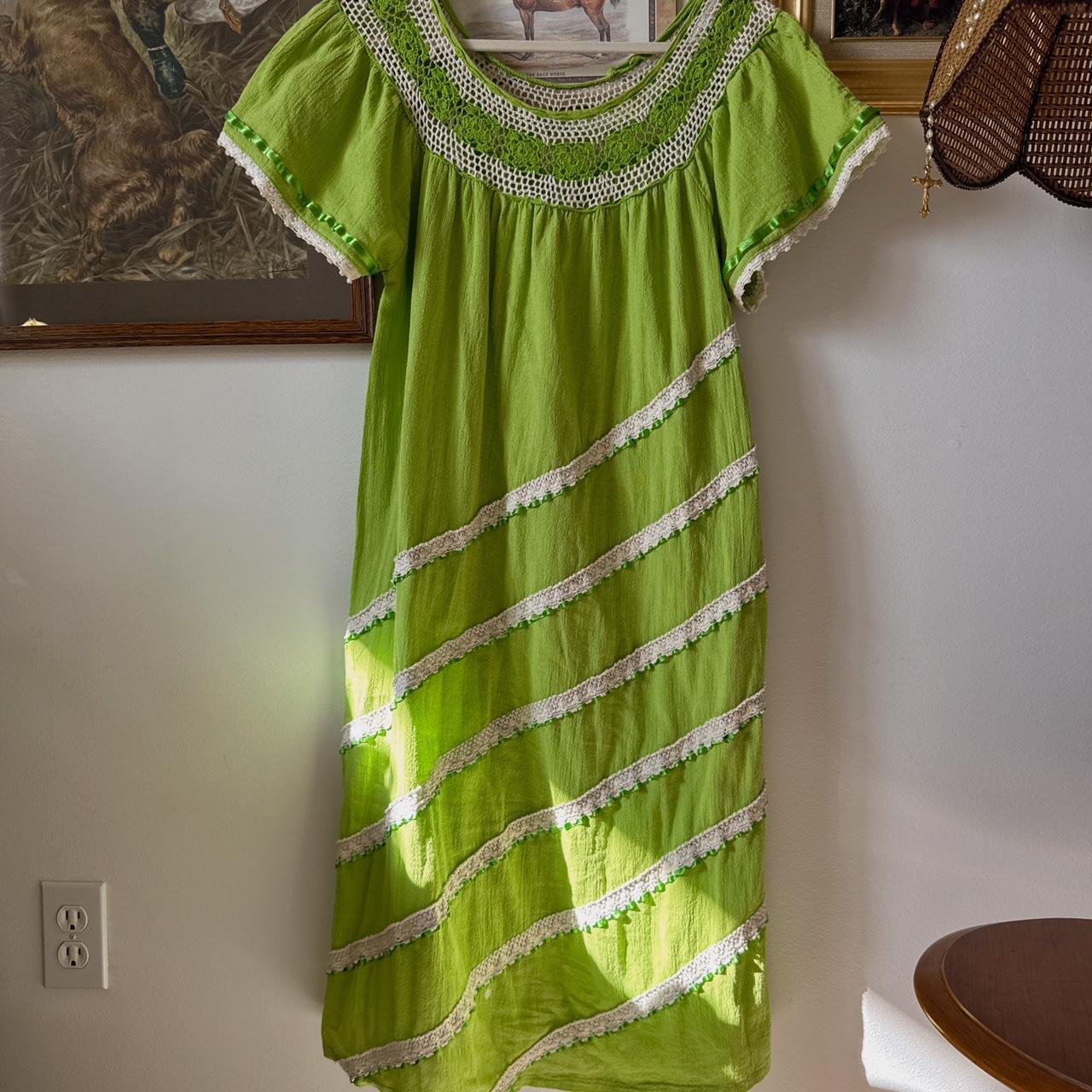 Spring green fairy dress (M)