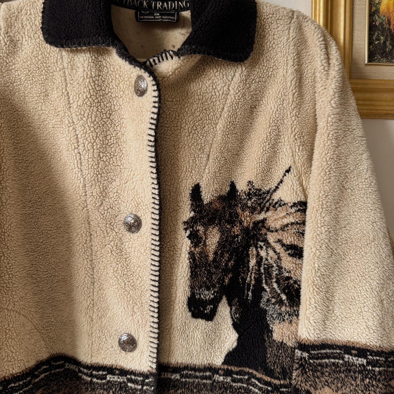 Horse fleece sweater (S)