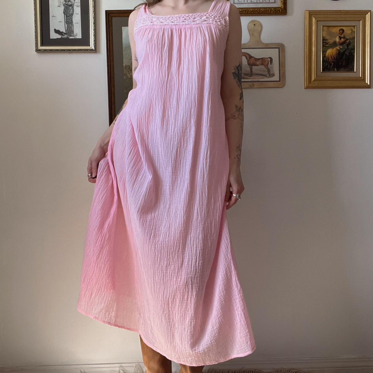 Bubblegum pink maxi dress (XXL)