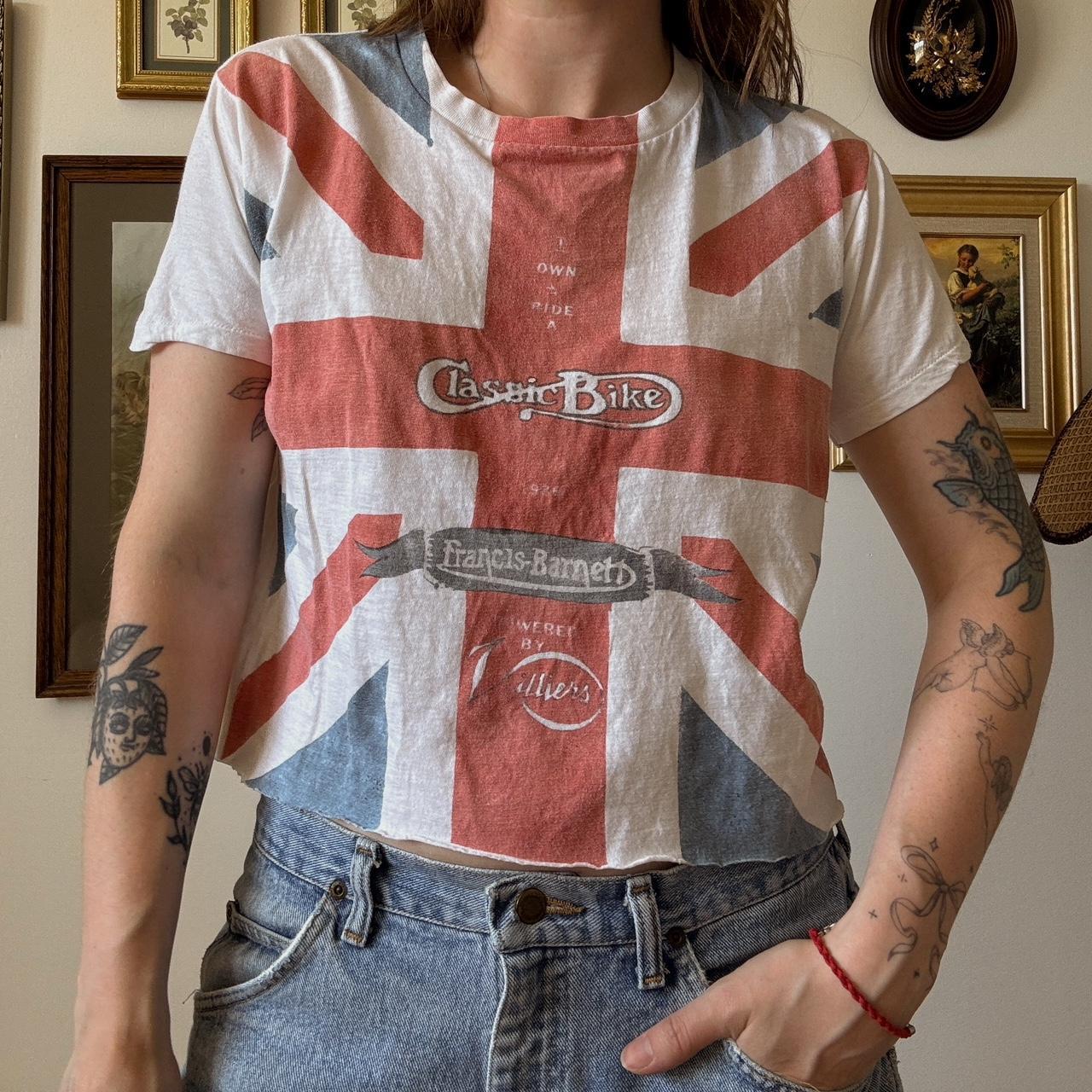 Vintage biker baby tee (S/M)