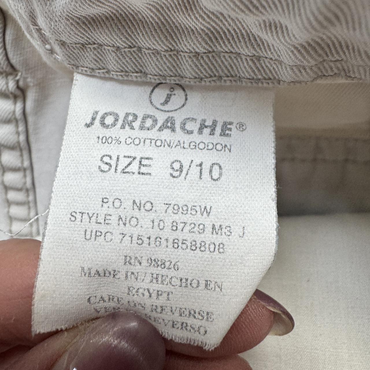 Cream cargo cotton shorts (S/M)