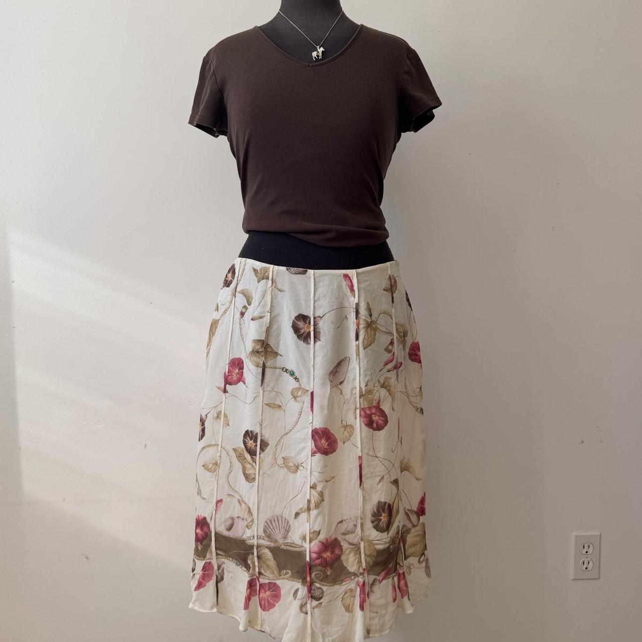 Vintage silk fairy skirt (L)