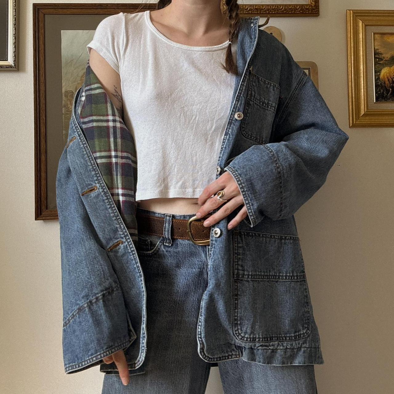 Denim barn jacket (S)