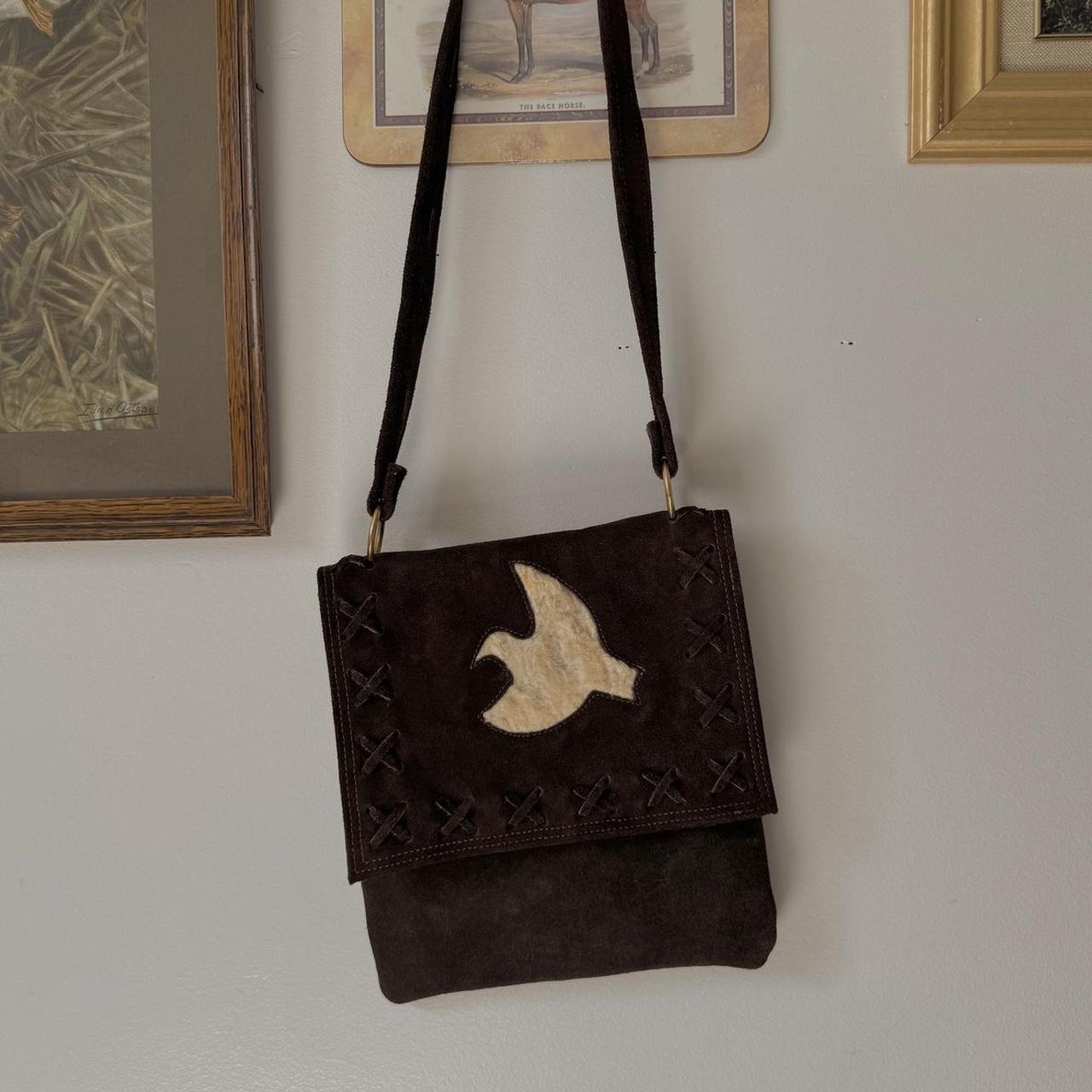 Dove leather bag