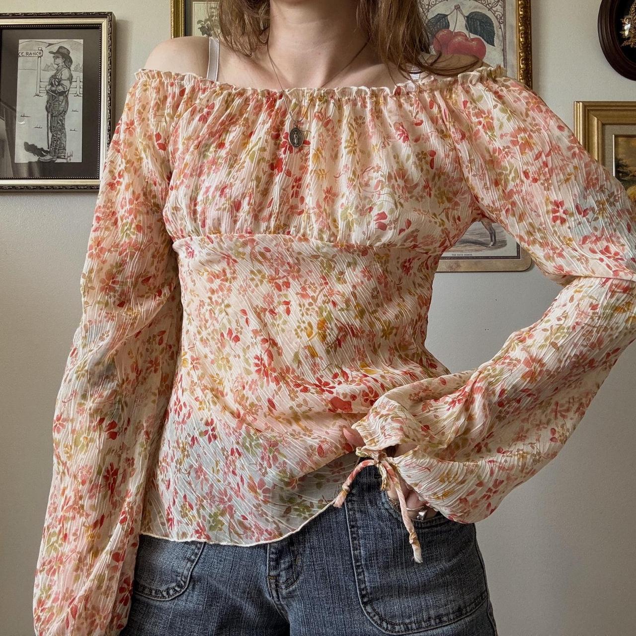 Fairy floral blouse (M)