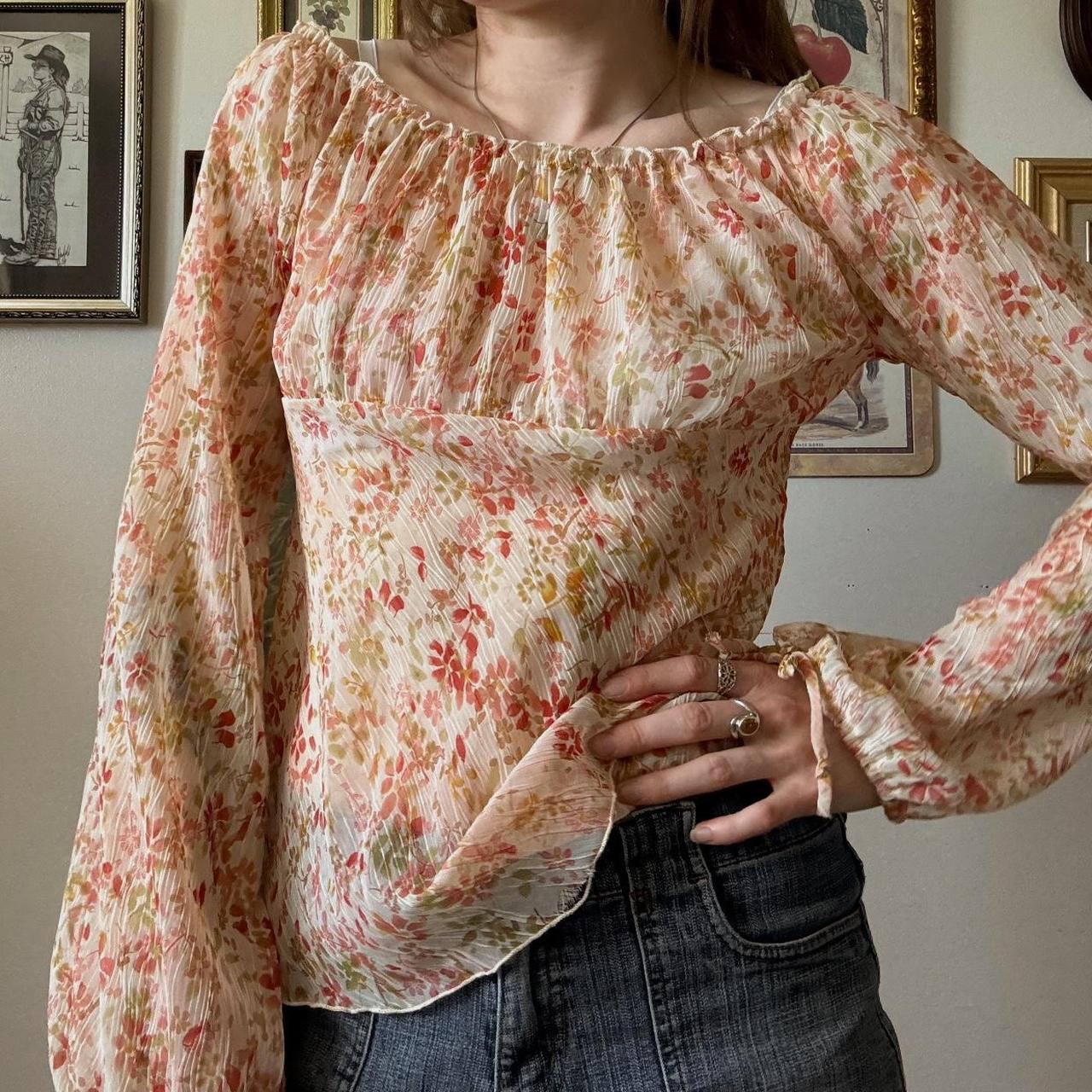 Fairy floral blouse (M)