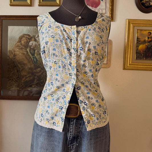 Vintage floral camisole (XL)