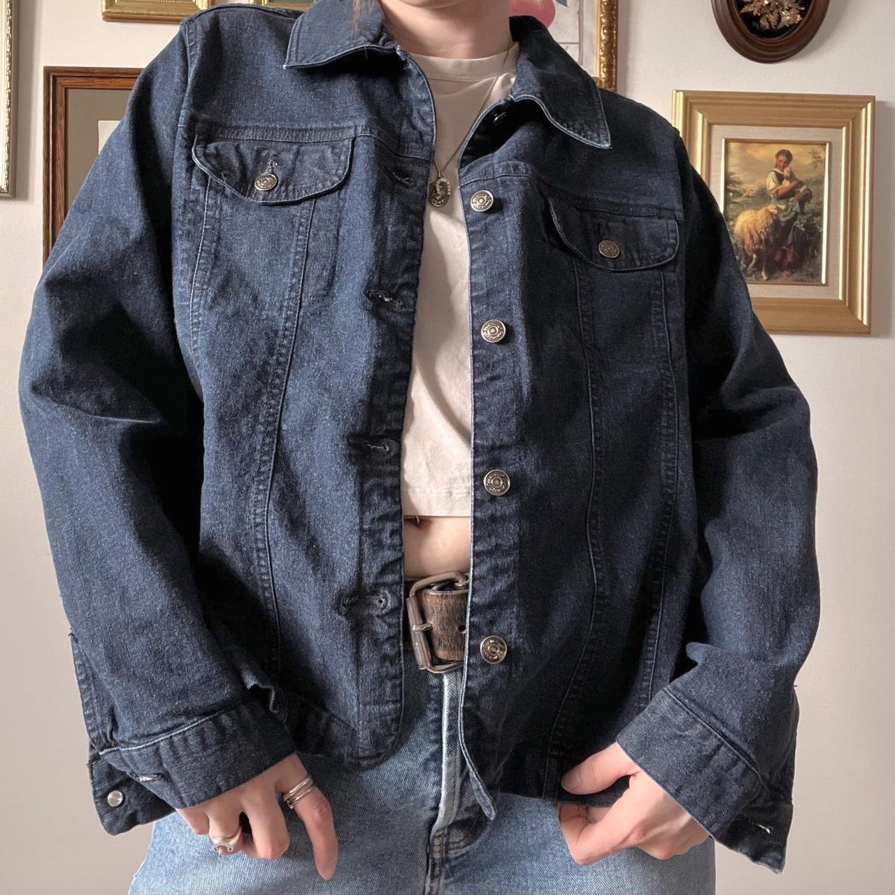 Dark wash denim jacket (M)