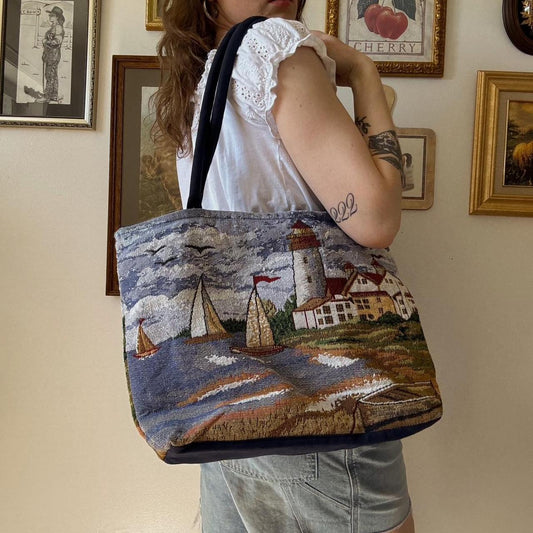 Coastal tote bag