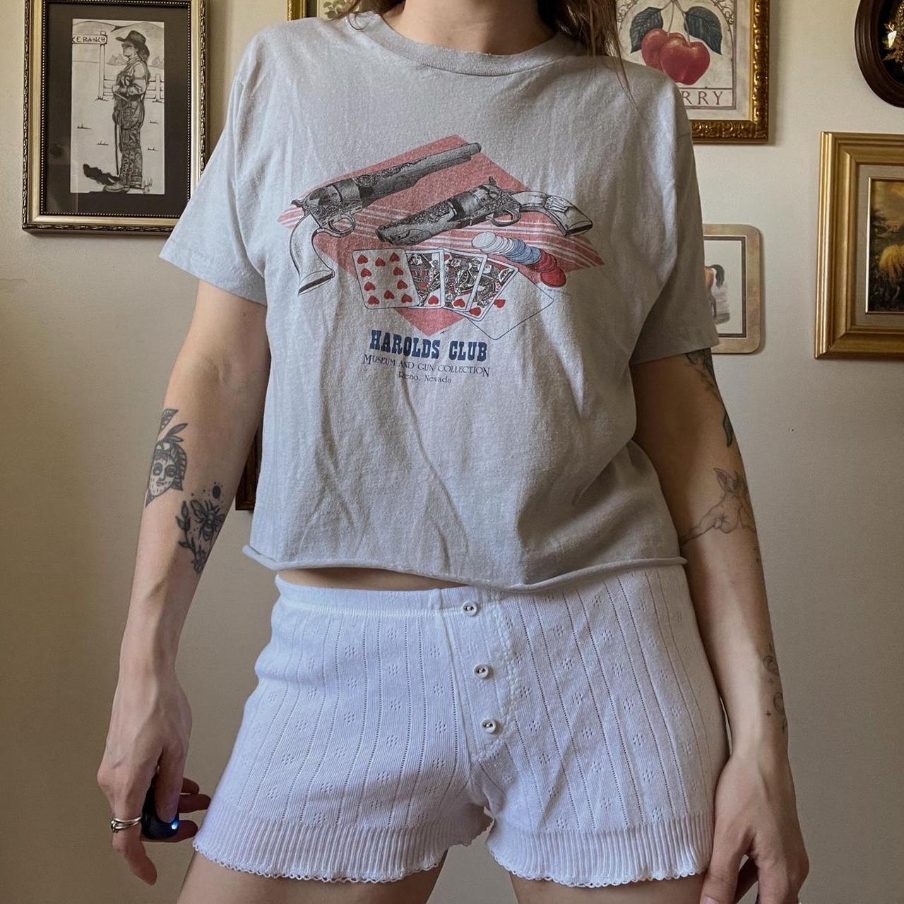 Vintage casino baby tee (M/L)