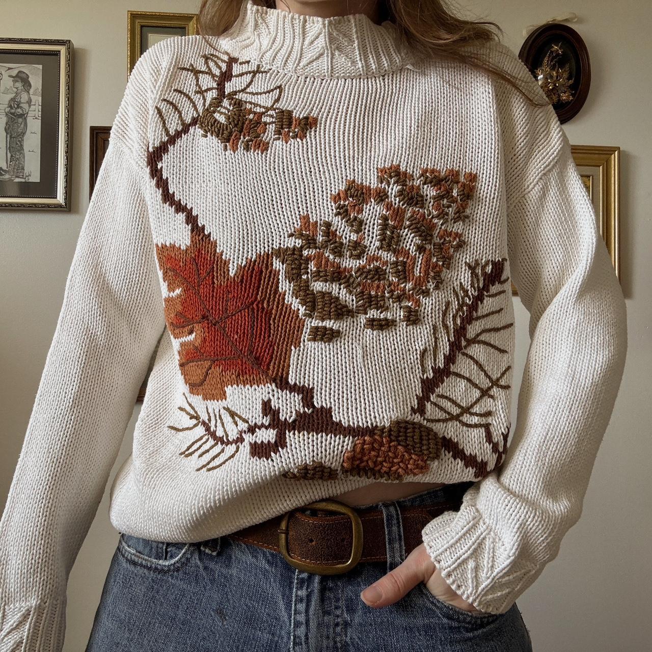 Autumnal knit sweater (S/M)