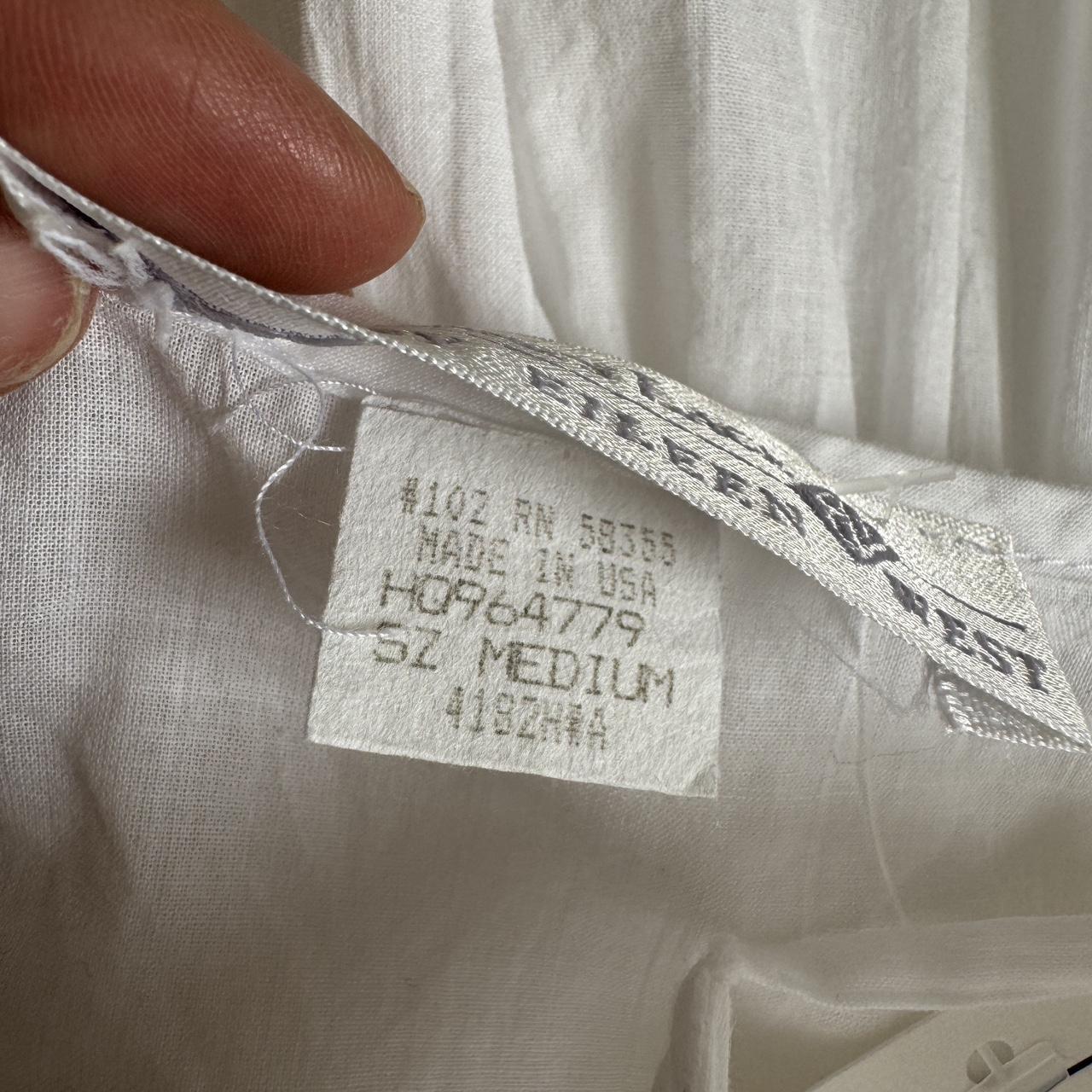 White cotton maxi dress (M)