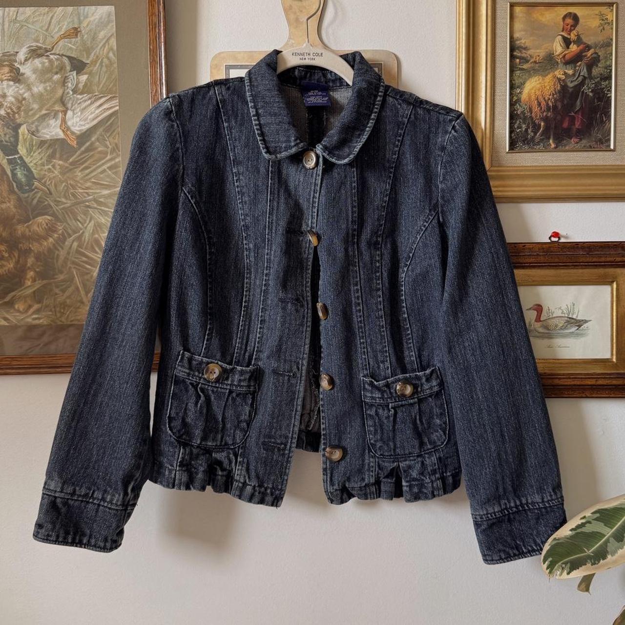 Dark wash denim jacket (S)