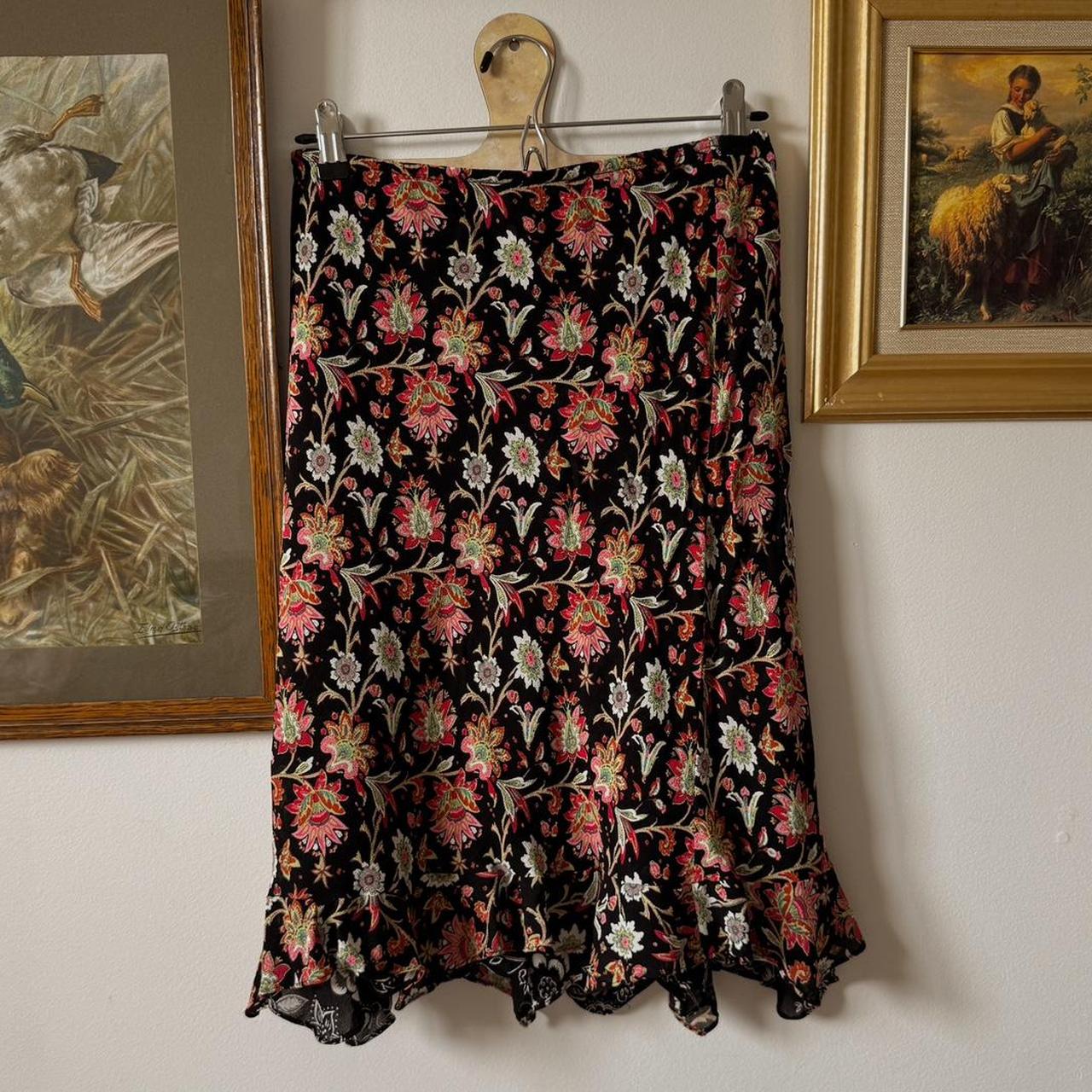 Fairy floral reversible skirt (S)