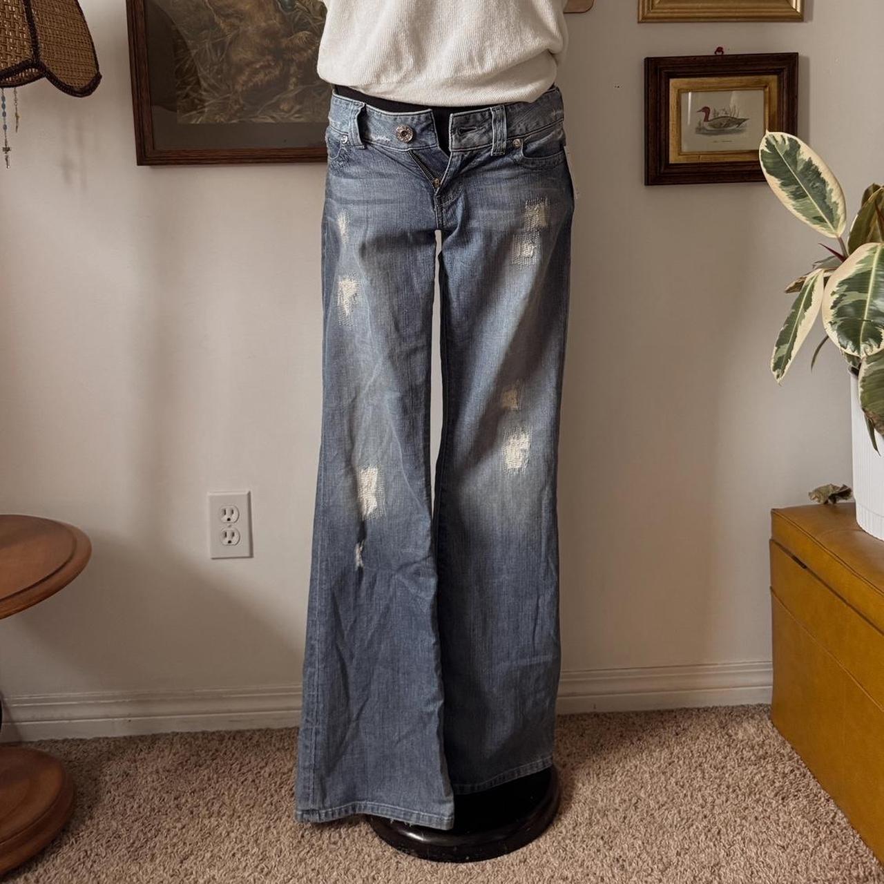 Y2K low rise flare jeans (27)