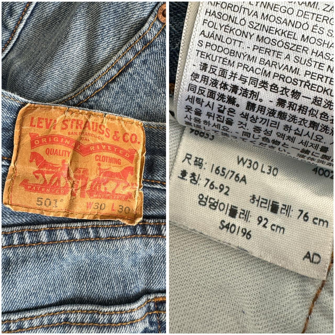 Levi's 501 denim shorts (30")