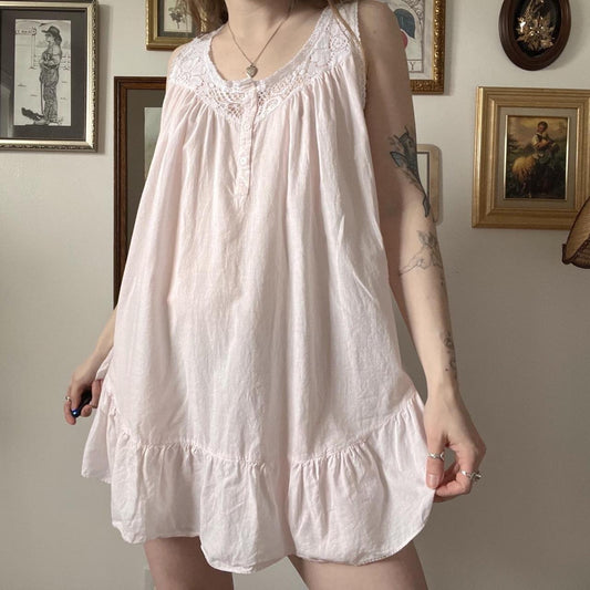 Baby pink mini dress (XL)