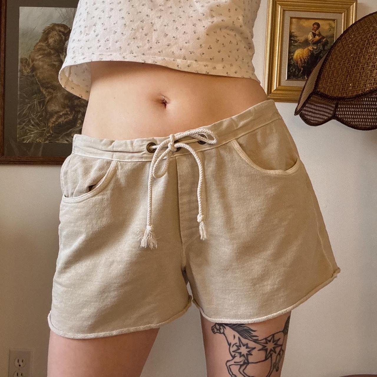 Vintage boho slouch shorts (M)