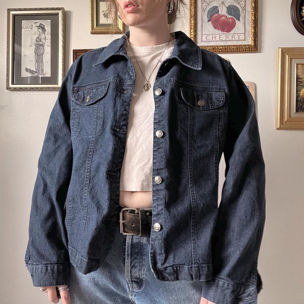 Dark wash denim jacket (M)