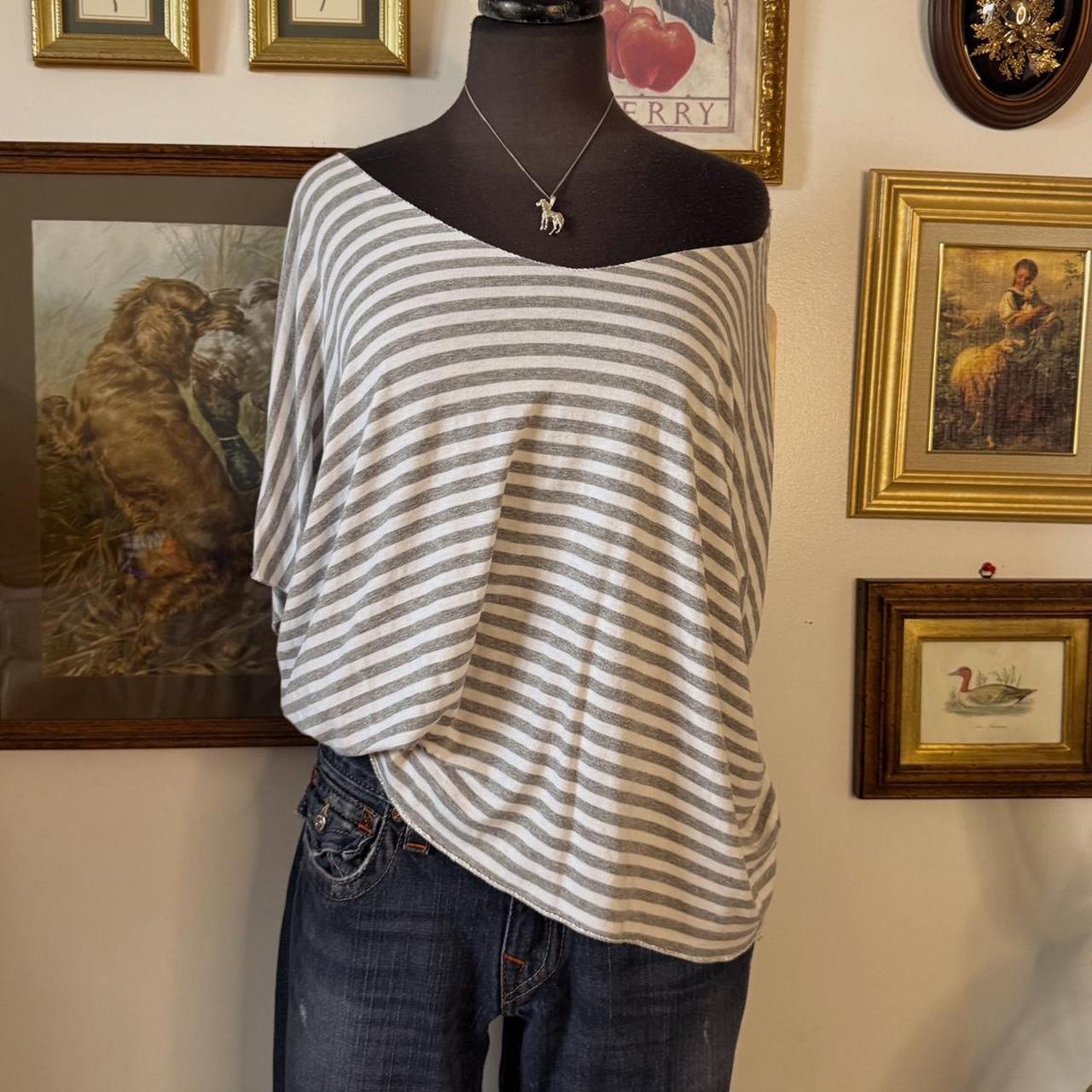 Slouchy striped top (S)