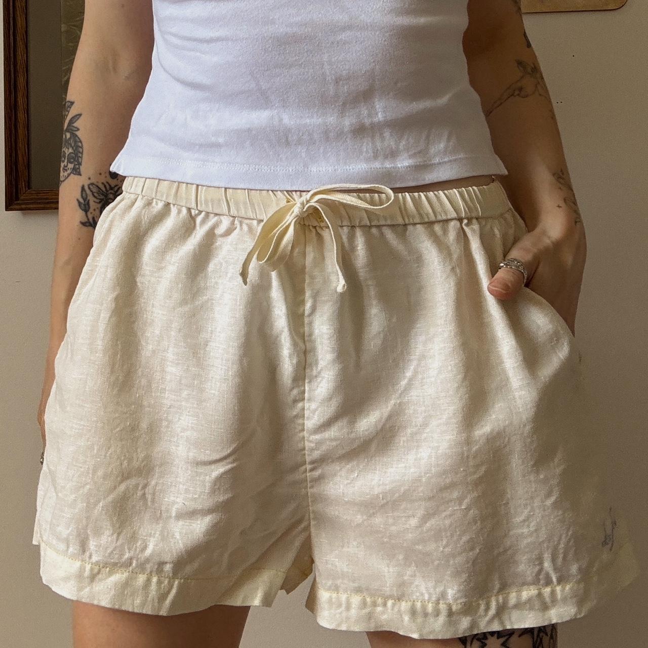 Slouchy linen shorts (M)