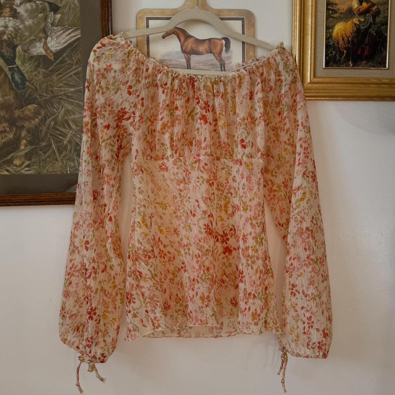 Fairy floral blouse (M)