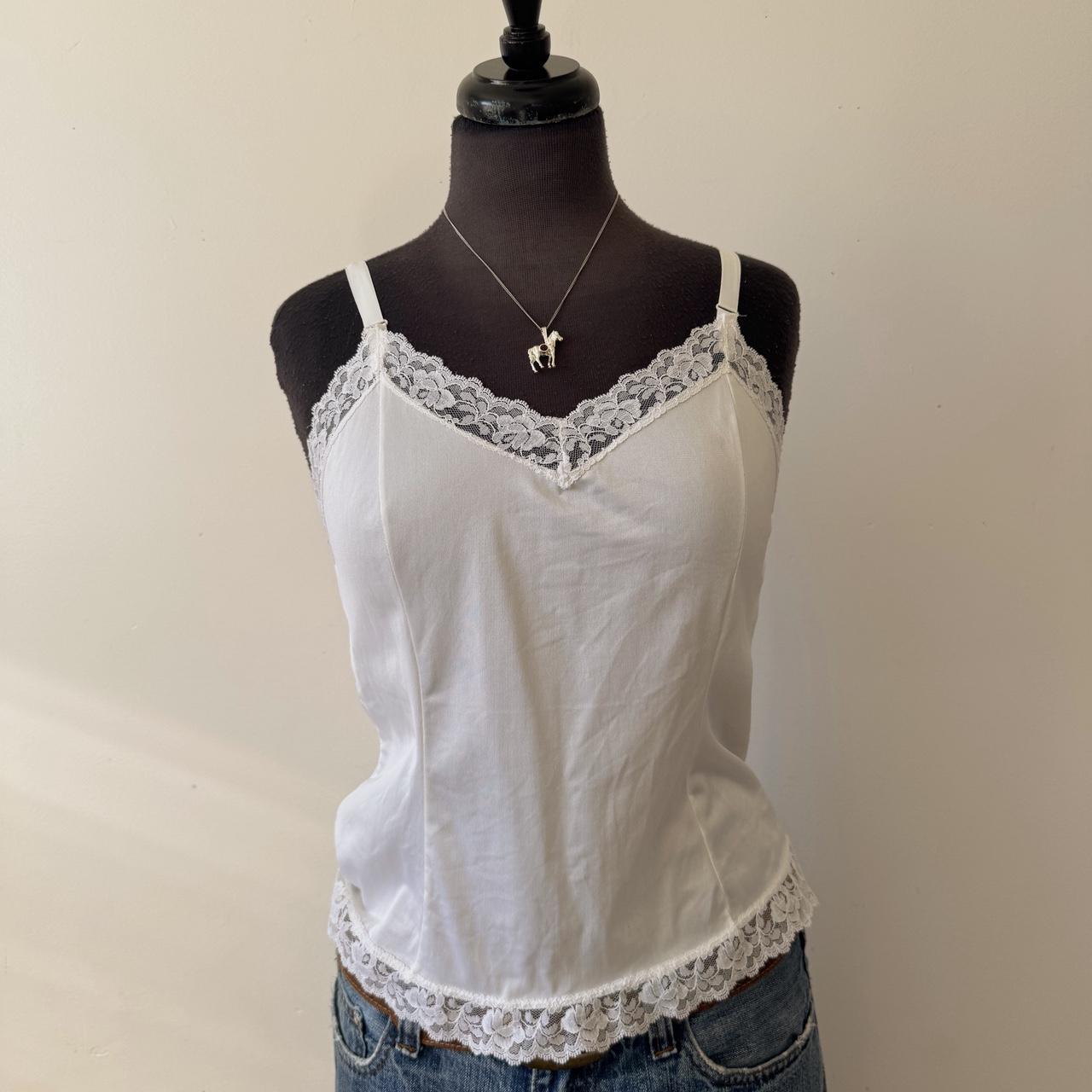 White lace cami top (S)