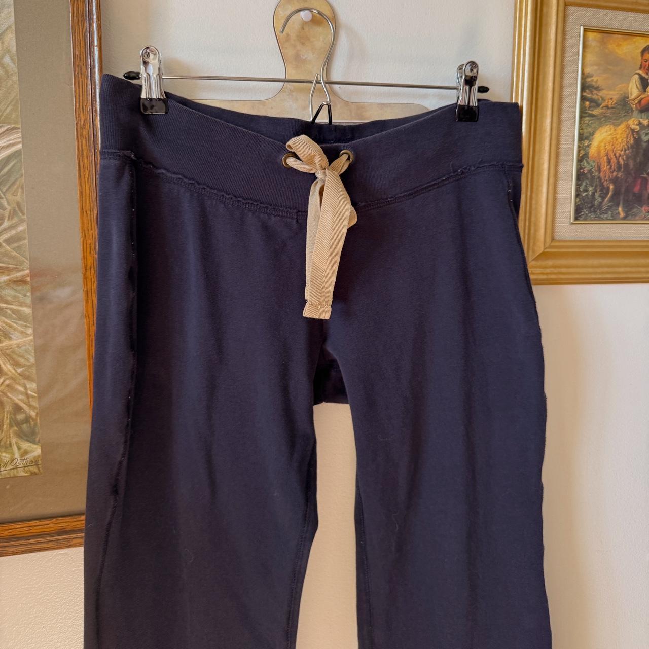 Navy low rise sweatpants (M)