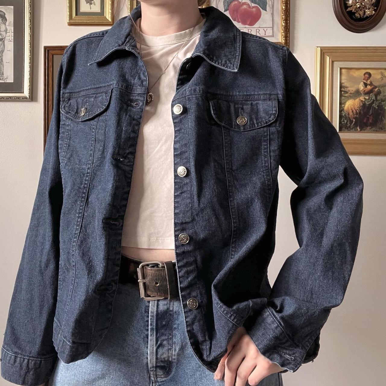 Dark wash denim jacket (M)