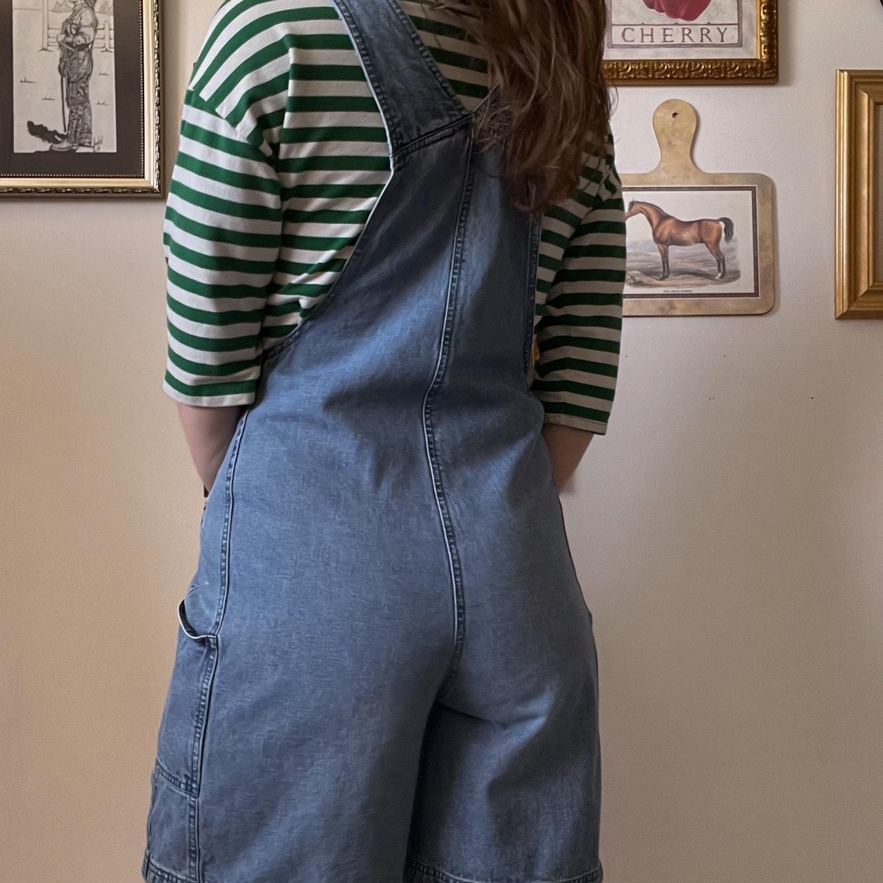 Vintage denim overalls (S)